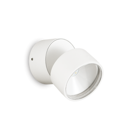 Kinkiet Zewnętrzny Ideal Lux Omega Ap Round Bianco 4000k 285481