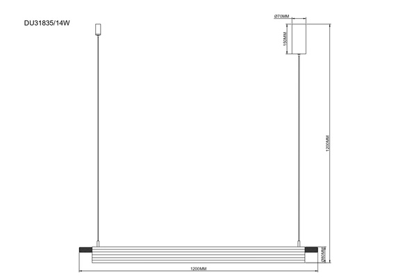 Żyrandol Zuma Line Arcus 003064-034746