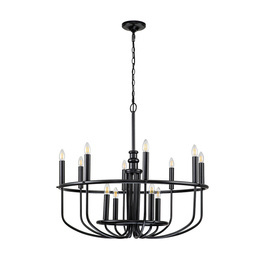 Oprawa sufitowa Elstead Lighting Capitol KL-CAPITOL-HILL12-BLK