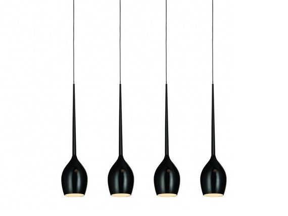 Lampa wisząca AZzardo IZZA 4 czarna AZ0100