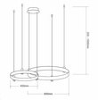 Lampa wisząca Milagro Elegance ML0997
