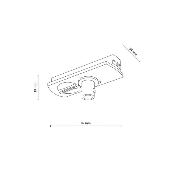 TK Lighting Tracer 11031 Adapter Do Szynoprzewodu