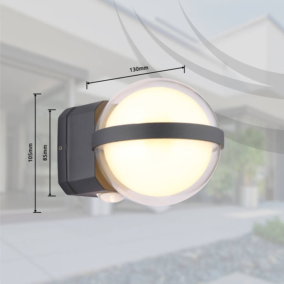 Globo Lighting ILLI 34157W Lampa ścienna zewnętrzna 