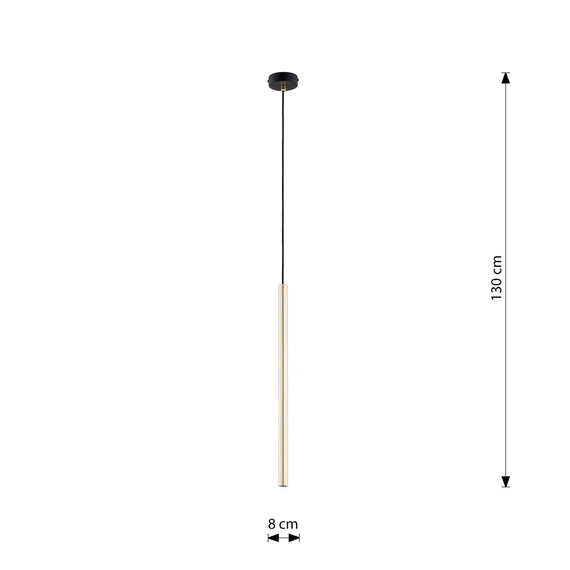 Lampa Wisząca Emibig Selter 1 Gold (1332/1)