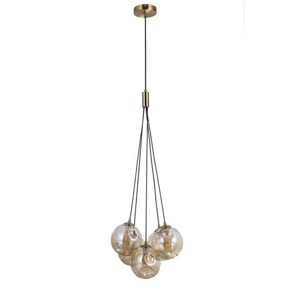 Italux Lampa wisząca Perlos PND-54456-5-HB-AMB