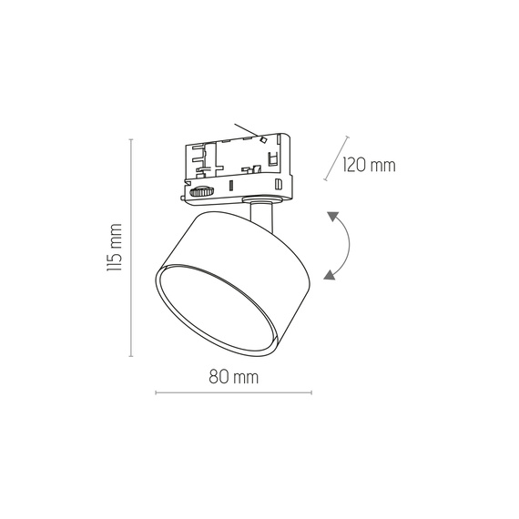 Lampa Do Szynoprzewodu TK Lighting Tracer 6062