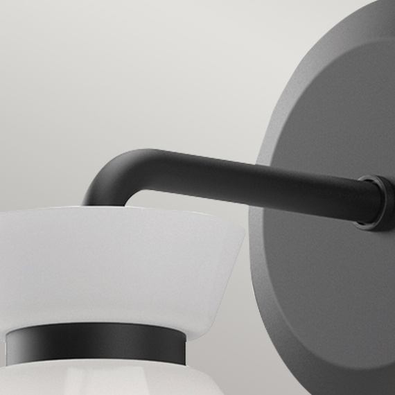 Lampa Ścienna Elstead Lighting ALM-HALSTON-1WB-BK