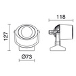 Naświetlacz Novolux Lulu 572A-G21X1A-02