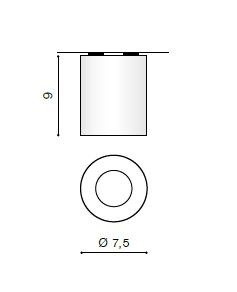 Plafon Azzardo Boris AZ1110 czarny