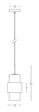 Lampa Wisząca Zambelis 22001