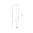 Żyrandol TK Lighting Pearl 10844