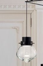 Light Hearth SP 7/295 Lampa WIsząca LED przydymione szkło/czarny lakierowany Sillux