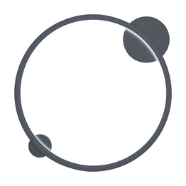 Lampa sufitowa Milagro Saturno Black 25W LED ML8858