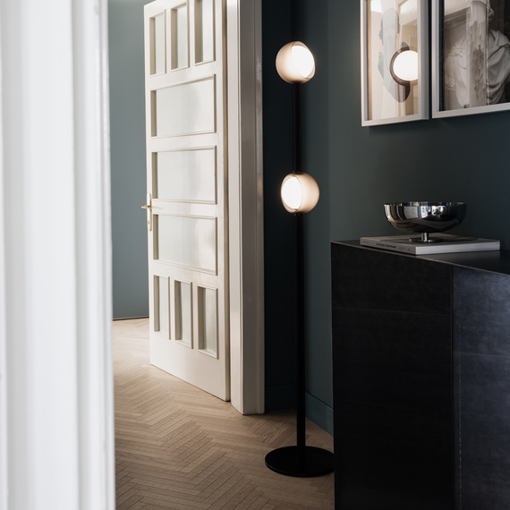 Ideal Lux Bloom Pt2 Nero 362861 Lampa Stojąca