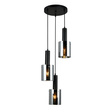 Żyrandol Italux Sardo Pnd-5581-3A-Bk+Sg