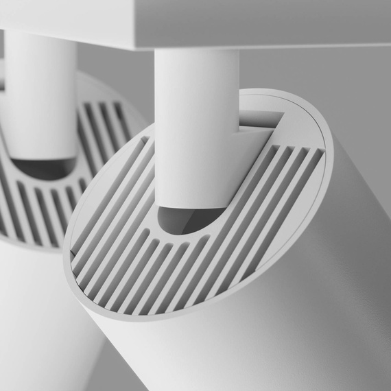 Sufitowy plafon FOCUS S biały (C051CL-U-2W) - Maytoni