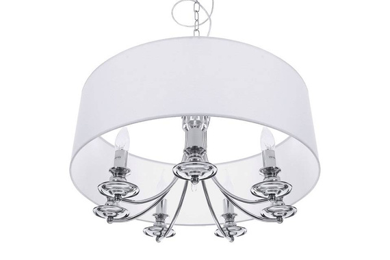 Zwis z białym abażurem Berella Light Adozo 7 BL0147