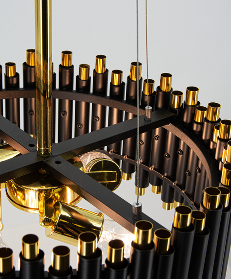 Lampa Wisząca Elem Narni 6235/4 BL TR