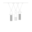 Lampa wisząca Masiero Nappe C3 