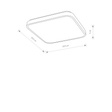Lampa Sufitowa Nowodvorski Agnes Square Led Pro 10984