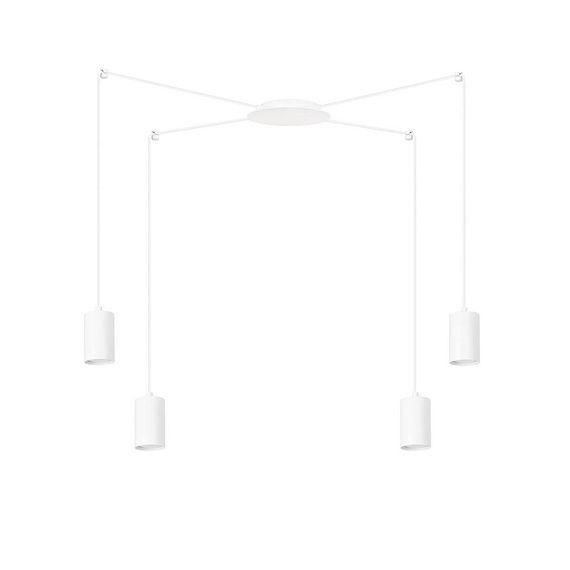 Wisząca lampa TRAKER 4 WH/WHITE biały (525/4) - Emibig