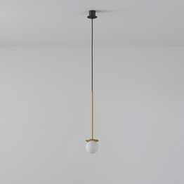 Lampa wisząca Cleoni Cotton 30 złota