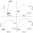 Lampa Stojąca Zuma Line Pure Clipse-bow 003902-035384