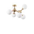 Lampa sufitowa nowoczesna Ideal Lux Nodi PL5 mosiądz