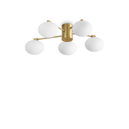 Lampa Sufitowa Ideal Lux Hermes Pl5 D60 Ottone 316697