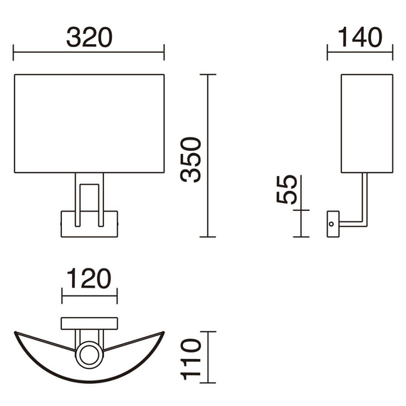 Kinkiet 986A-G05X1A-35-CA Novolux Classical