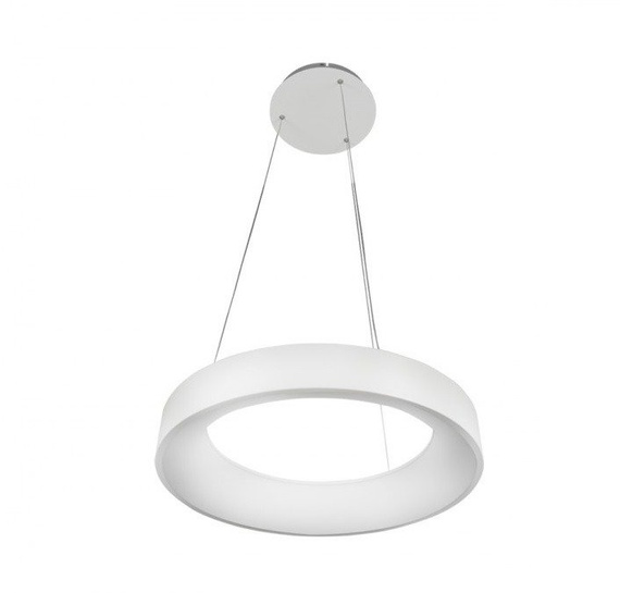 Lampa wisząca Biała Azzardo Sovana 45 CCT LED AZ3436 z pilotem
