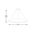 Lampa Wisząca Zuma Line Circle 002177-016661
