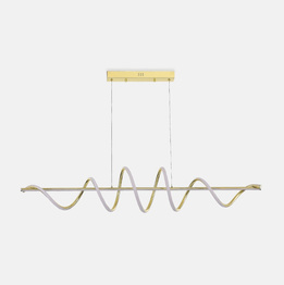 Złota wstęga Lampa zwieszana Zuma Line Esero 003064-034763