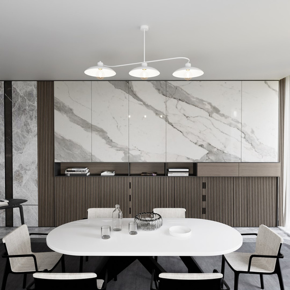 Lampa Sufitowa Emibig Foster 3 White (1354/3)