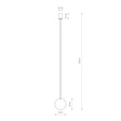 Lampa wisząca 10310 Nowodvorski Kier L