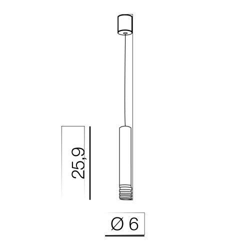 Zwis w stylu loft Azzardo Locus L AZ3128
