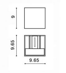 Kinkiet AZzardo LETICIA GM1111 WH
