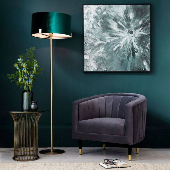 Lampa podłogowa Endon Hayfield 95838