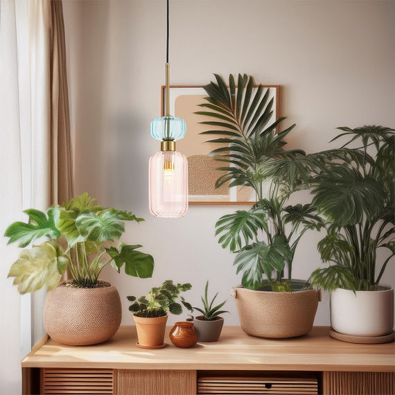 Lampa Wisząca Milagro Molly Pink ML1822 