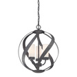 Lampa wisząca Elstead Lighting Blacksmith QN-BLACKSMITH-3P-OBK