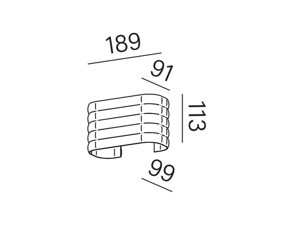 AQForm Lampa ścienna 26586-L930-Y3-00-82 26586-L930-Y3-00-82