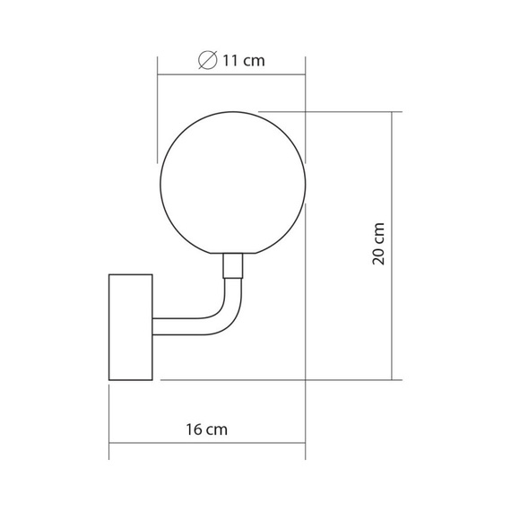 Lampa ścienna Nela Ramko 66526