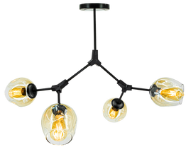 Lampa Wisząca Elem Boston 1962/4 BLACK - 21QG