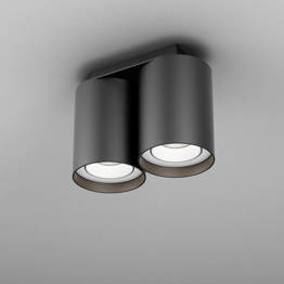 AQform Plafon 47017-M930-W1-00-12 Tuba Czarny