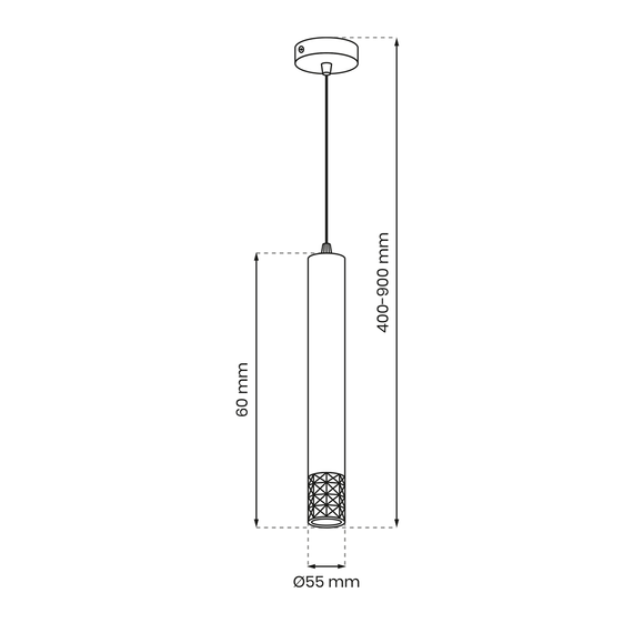 Lampa Wisząca Milagro Tubi ML8875 Chrom