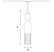 Lampa wisząca Masiero Nappe N4