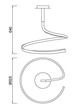 Lampa wisząca Mantra Nur XL 4982
