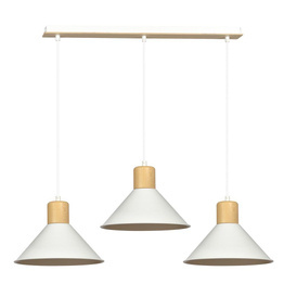 Zwis ROWEN 3 WHITE biały (1045/3) - Emibig