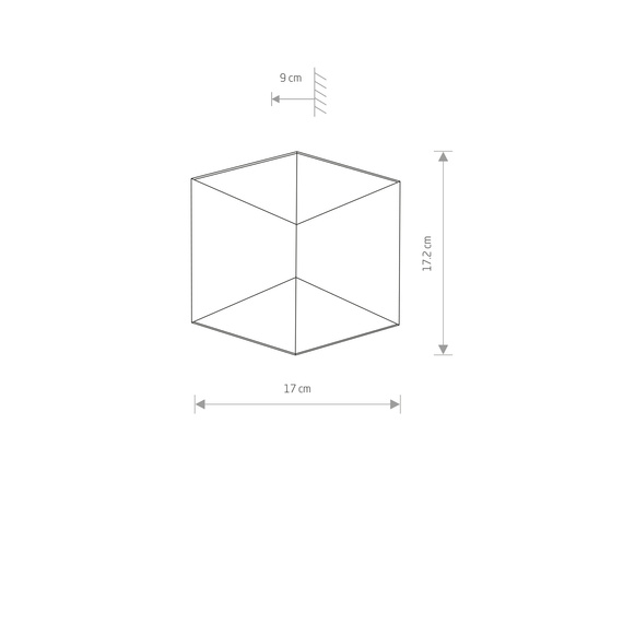 Oprawa Ścienna Nowodvorski Triangles Led 8141