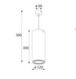 Cleoni TITO T113R1 116 Lampa Wisząca czarny